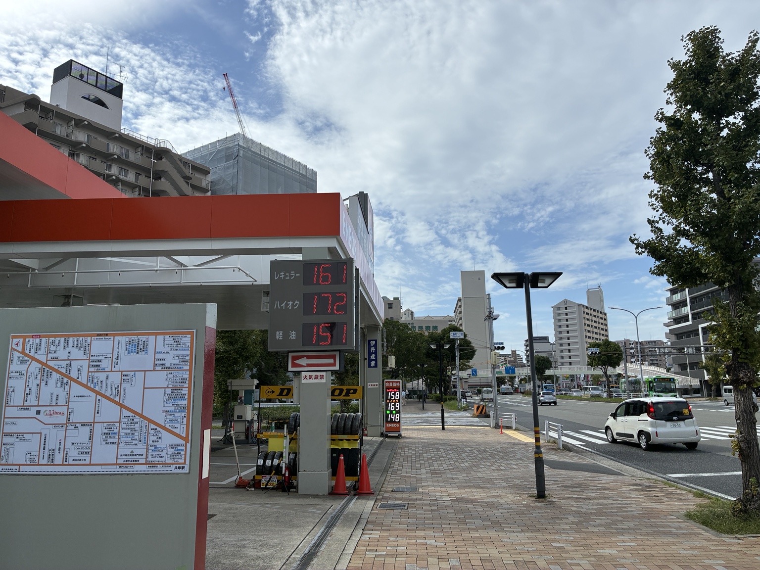 神戸市兵庫区に設置された案内板 施工事例05